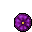Round Purple Pillow